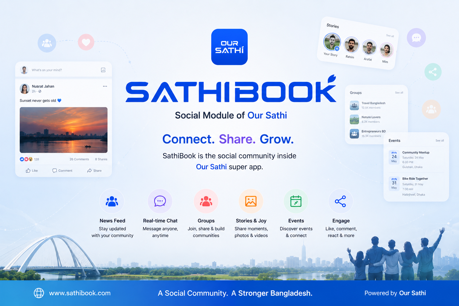 Sathibook — Community Social Network from Our Sathi